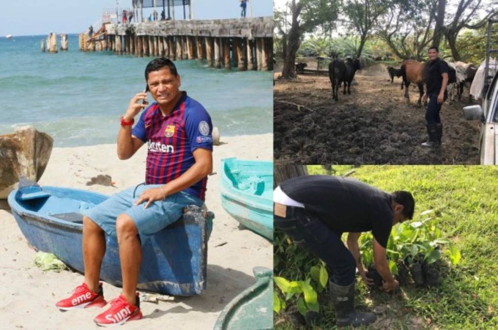 'Pescado' Bonilla se convirtió en agricultor y ganadero luego de su retiro