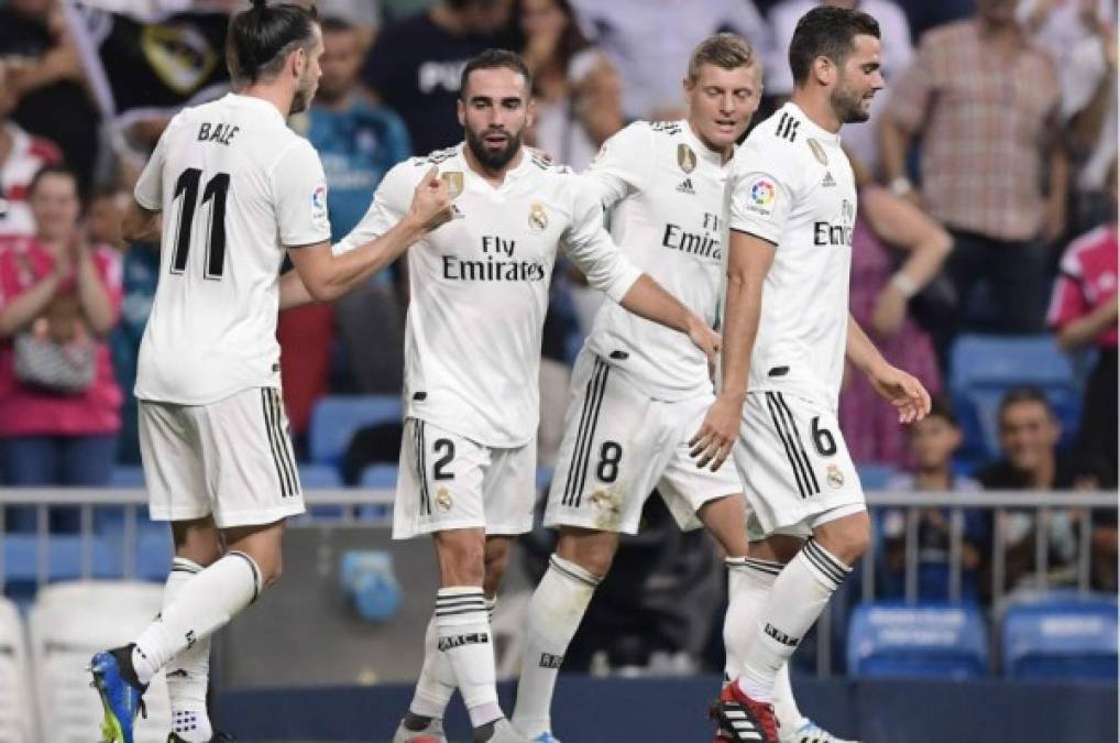 Bale y Carvajal le dan el primer triunfo al Real Madrid en la Liga de España