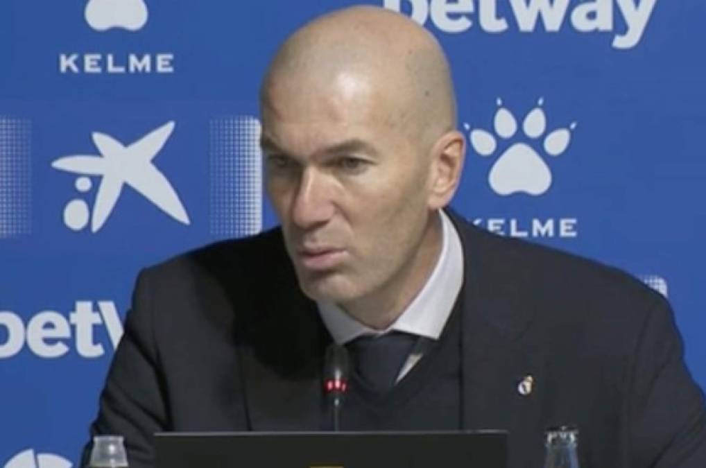 Zidane: ''Hace un mes nos decían de todo, pero ahora hay que mantener calma''