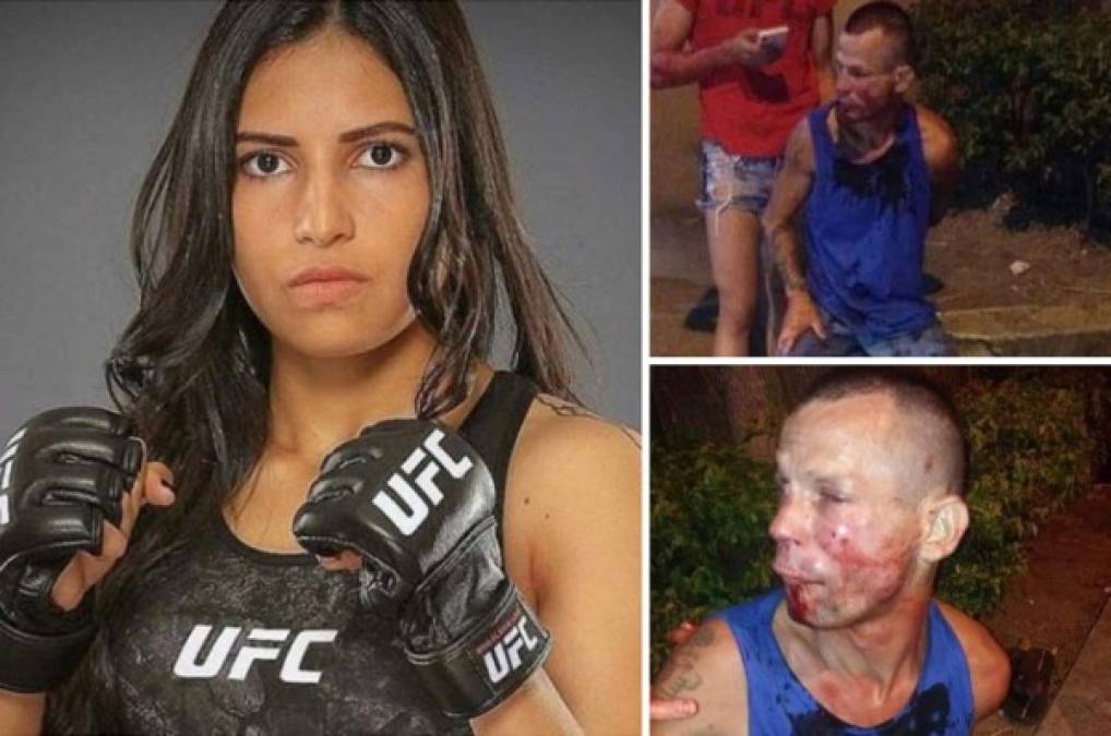 Delincuente quiso robarle celular a Polyana Viana, luchadora de UFC, pero terminó en el hospital