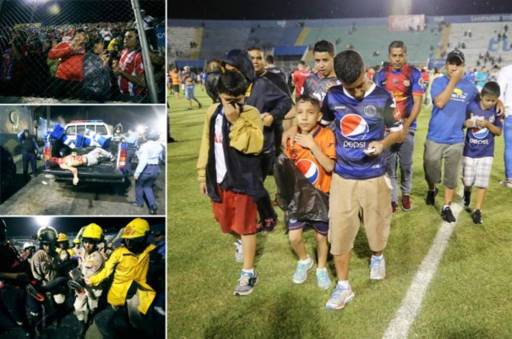 Olimpia-Motagua: La crónica de una noche trágica y de luto del clásico nacional en Honduras