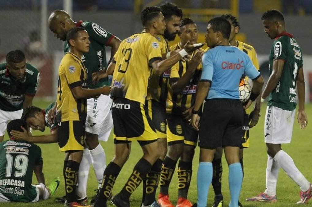 Real España domina la serie ante Marathón en el Estadio Morazán, pero le cuesta con Héctor Vargas