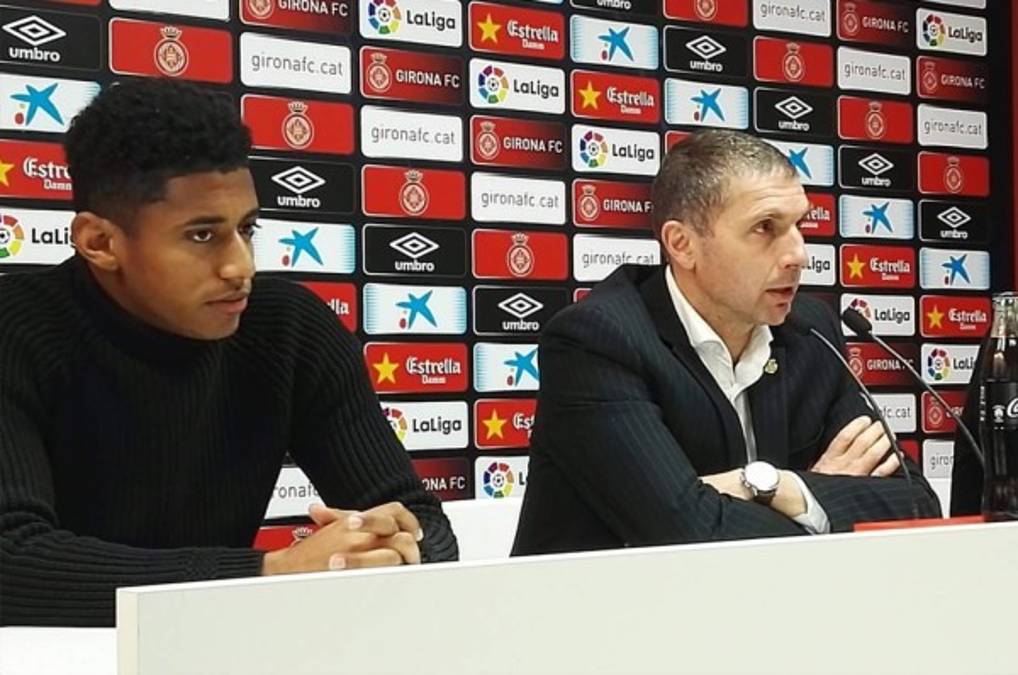 ¡Girona FC presenta al delantero hondureño Antony 'Choco' Lozano!