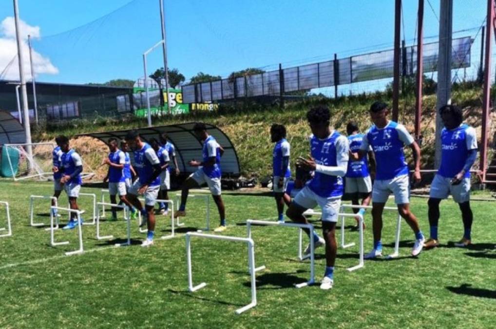 Sub-23 de Honduras entrenó en el complejo del Alajuelense y está lista para enfrentarse a Costa Rica