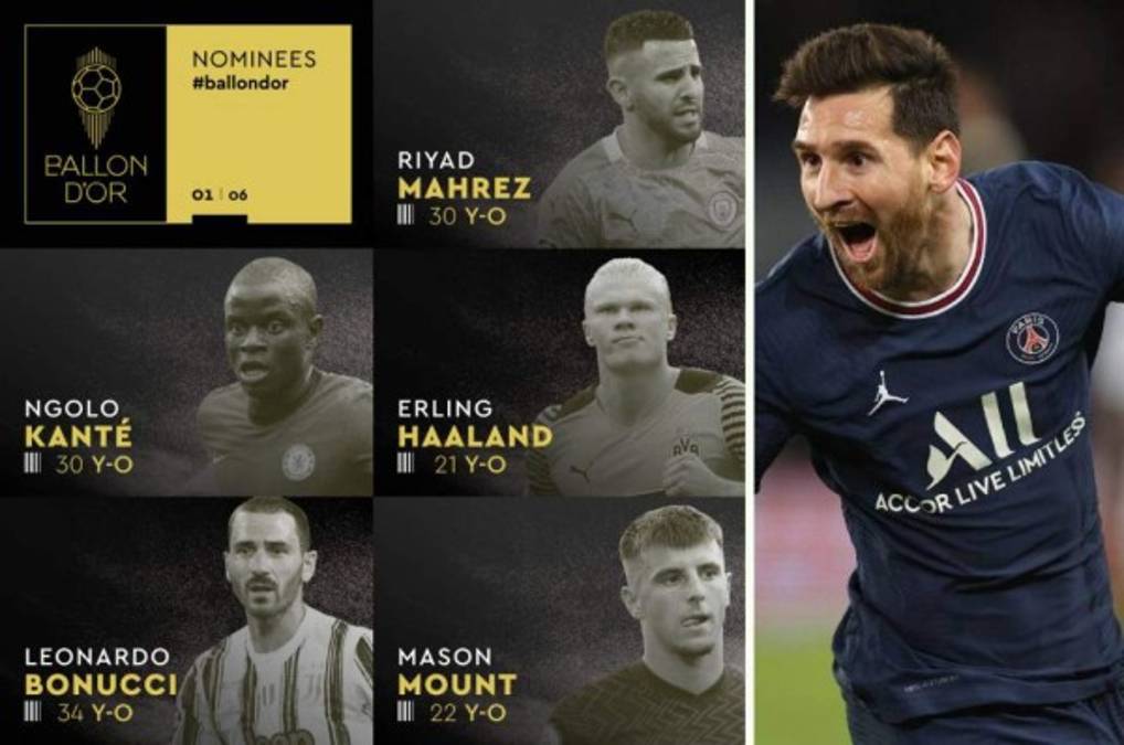 Messi y Cristiano figuran en la lista de nominados al Balón de Oro 2021; Keylor Navas, candidato a mejor portero