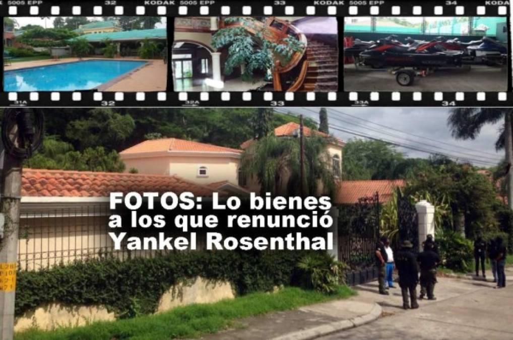Yankel Rosenthal renuncia a bienes incautados en Honduras