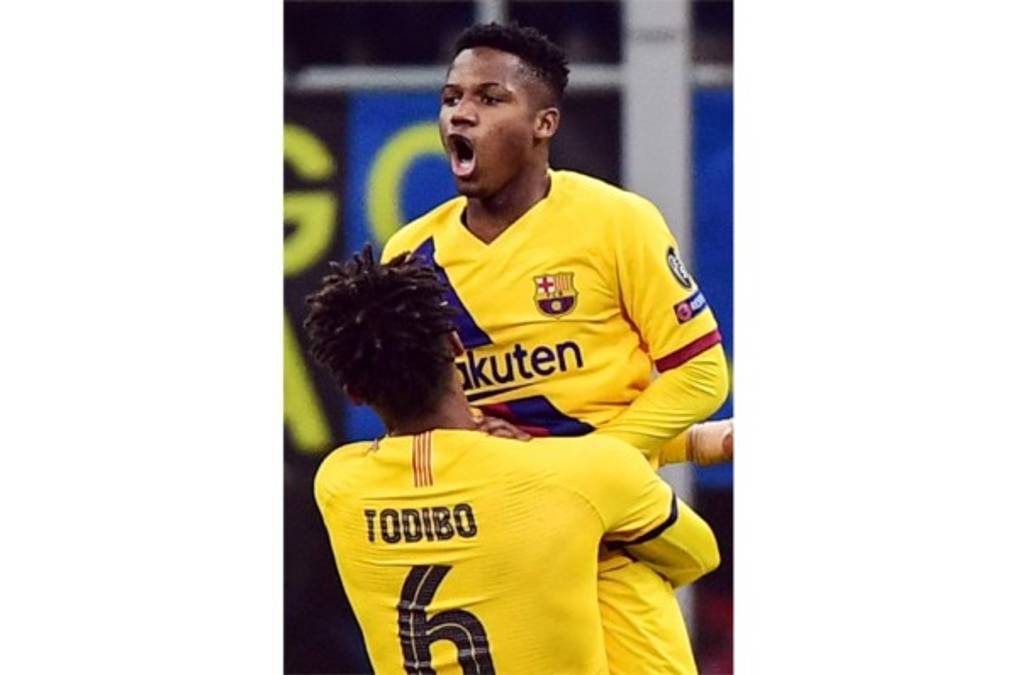 'Es un sueño', dice Ansu Fati, goleador más joven de la historia de la Champions