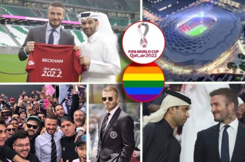 Exhibición LGTB y femenina: el riesgoso contrato millonario que firmó David Beckham para promover el Mundial de Qatar