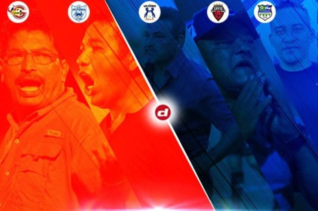 Dura pelea: Los cinco técnicos que aspiran a ascender a la Liga Nacional de Honduras