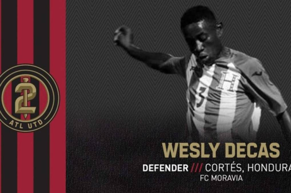 OFICIAL: Wesly Decas jugará en el Atlanta United 2 de Estados Unidos
