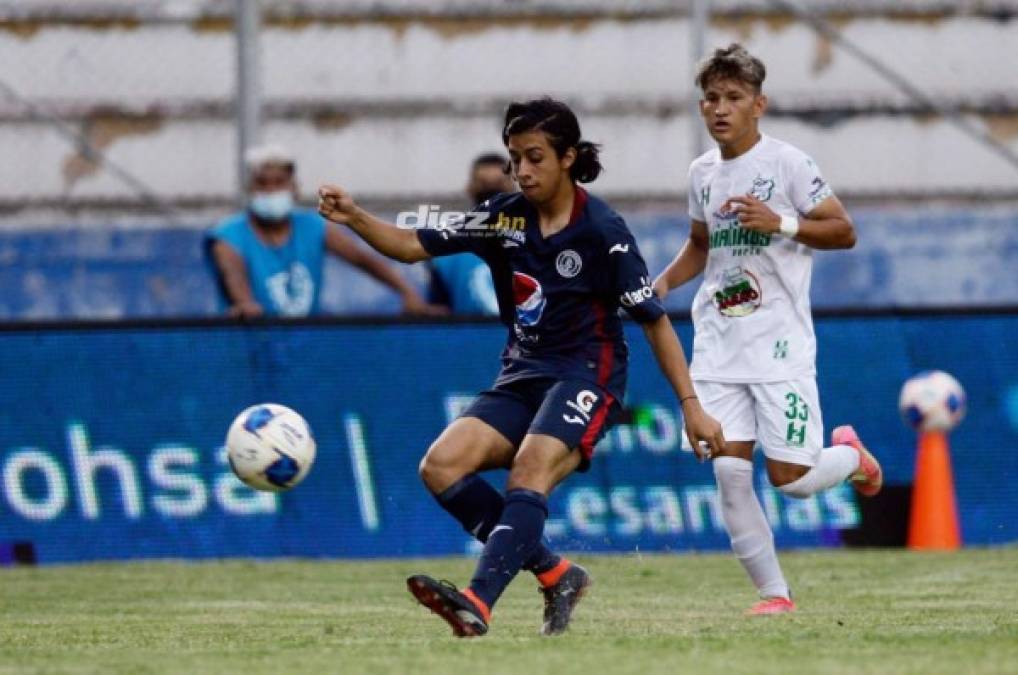 Yostin Obando, la joya del Motagua e hijo del 'Nene' que Diego Vázquez hizo debutar en Liga Nacional