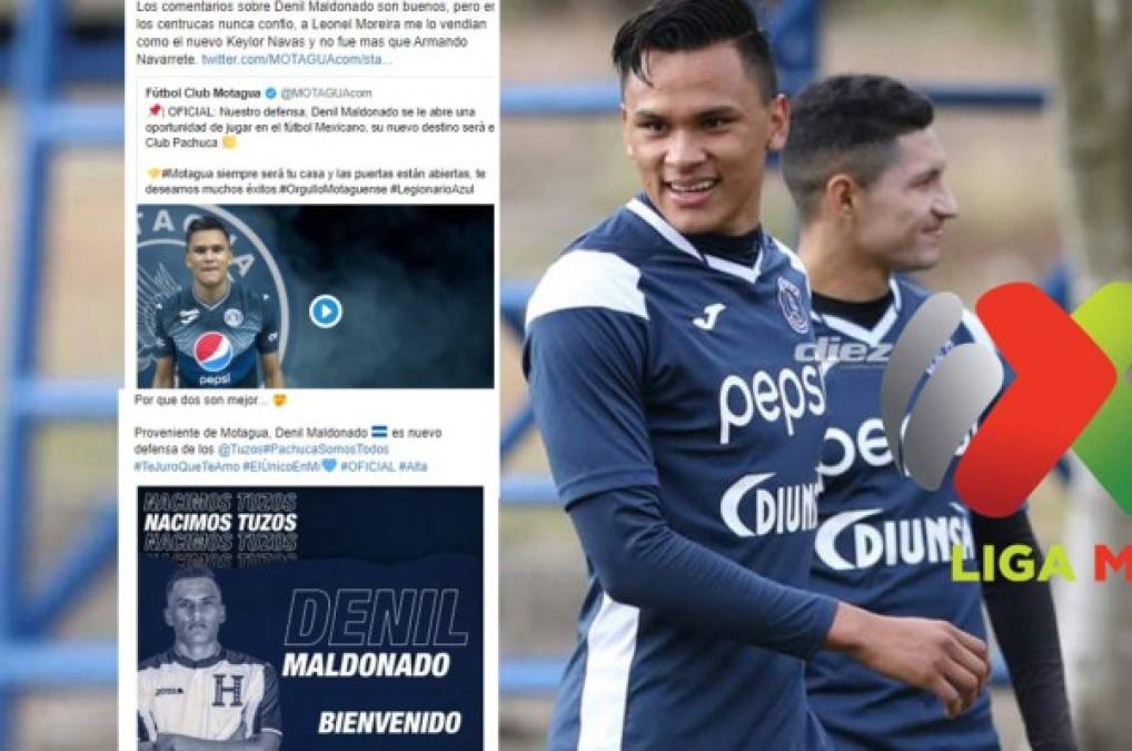 Así le dan la bienvenida en Pachuca al hondureño Denil Maldonado tras confirmarse su fichaje