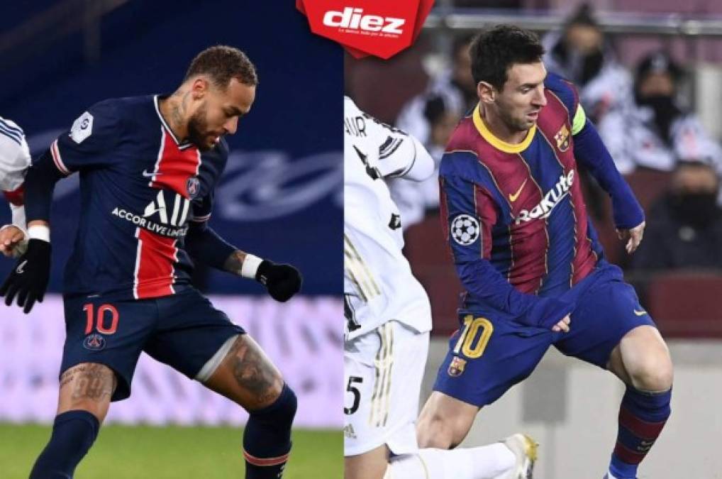 Messi vs Neymar, un duelo de lujo entre amigos en la UEFA Champions League