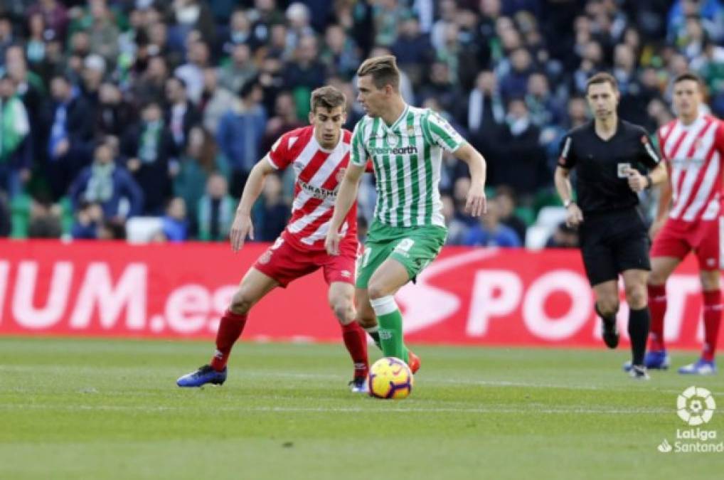 Sin el Choco Lozano, Girona cae en el último minuto ante el Betis