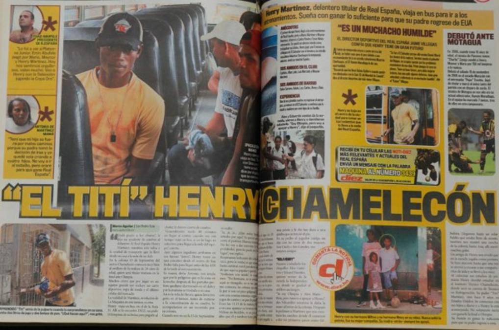 Henry Martínez: 'La fama fue mi perdición, me sentía el Tití Henry y emblema del Real España”