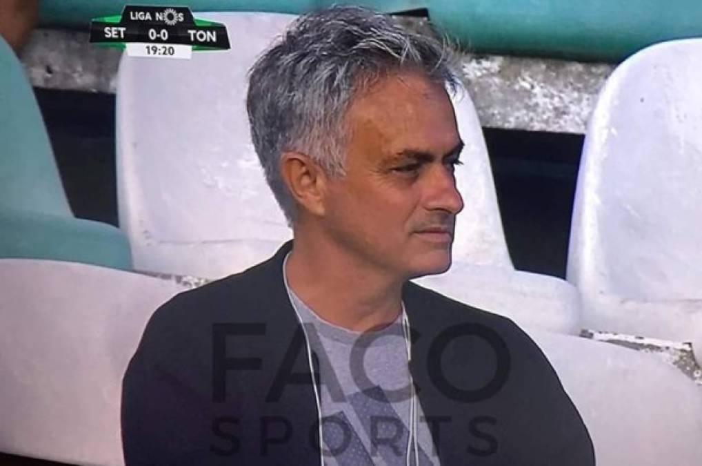 Mourinho, espectador de lujo en el partido de Rubilio y Jonathan Rubio con el Tondela