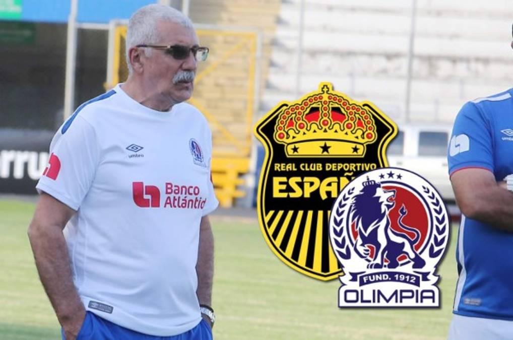 Manuel Keosseián y su primer 11 titular con Olimpia