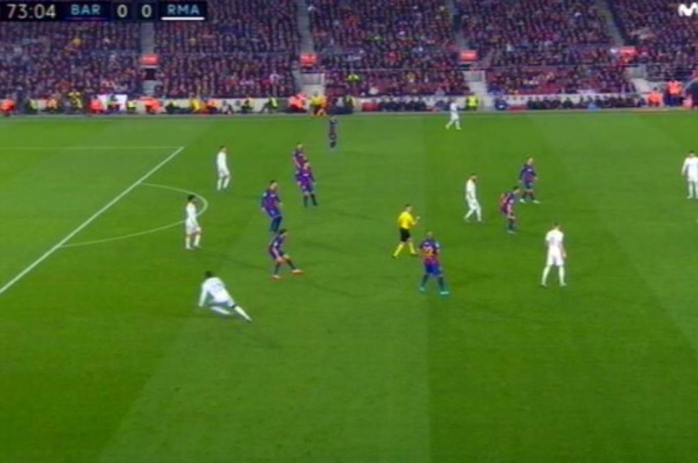 El gol que anularon a Bale en el Clásico Barcelona - Real Madrid