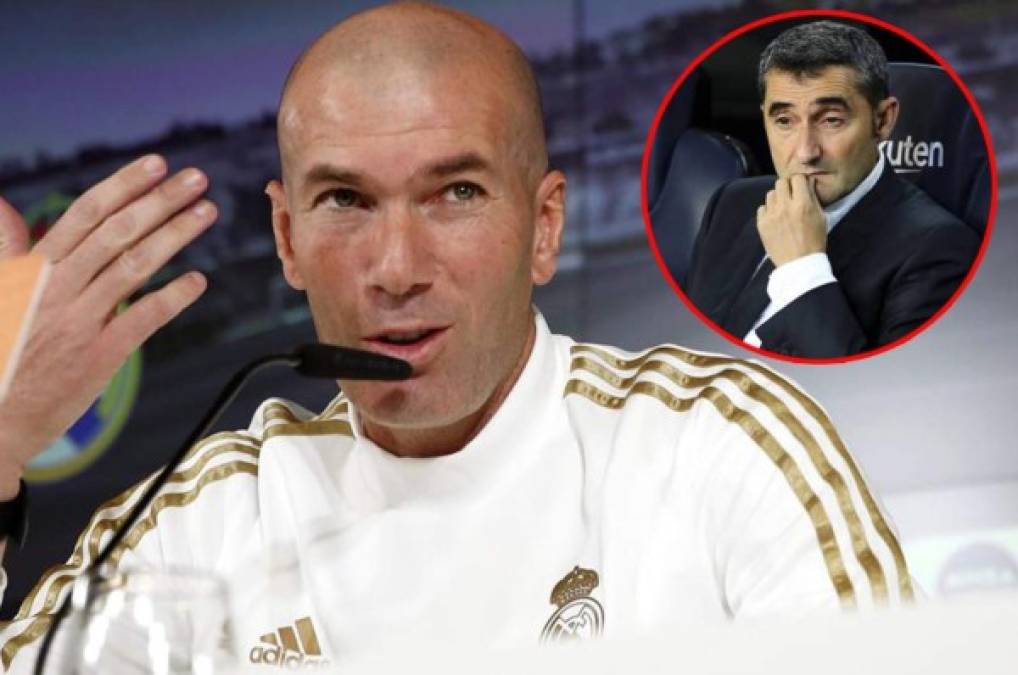 Zidane y su mensaje a Ernesto Valverde tras ser despedido del Barcelona