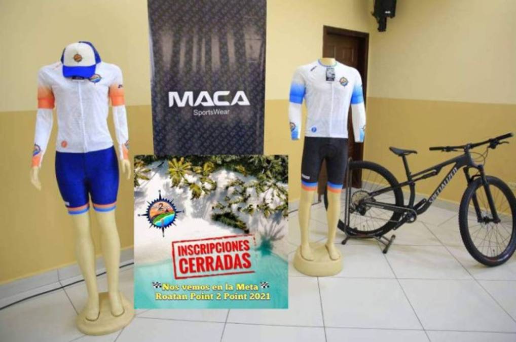 ¡Cupos cerrados! El gigante evento de ciclismo, Roatán Point 2 Point, se disputará con 400 competidores