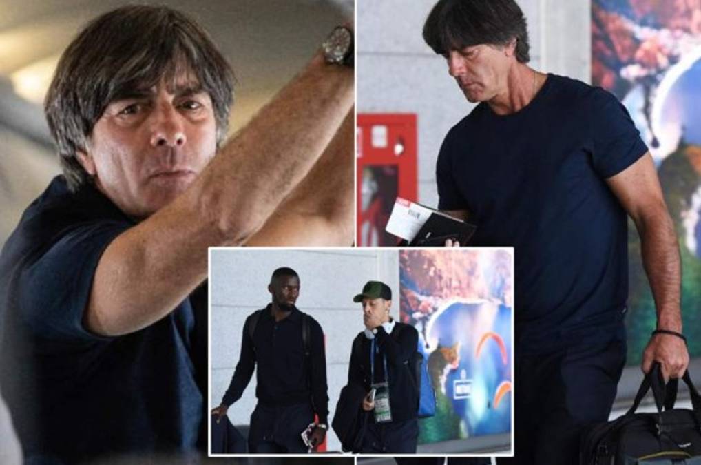 El rostro del fracaso: Selección de Alemania llega Frankfurt tras descalabro en Rusia