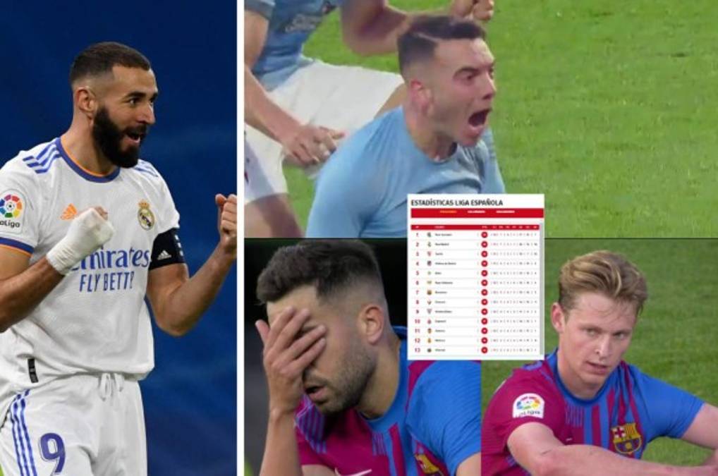 ¡Nuevo líder! Así quedó la tabla de posiciones de la Liga Española tras la victoria del Real Madrid; Barcelona se hunde