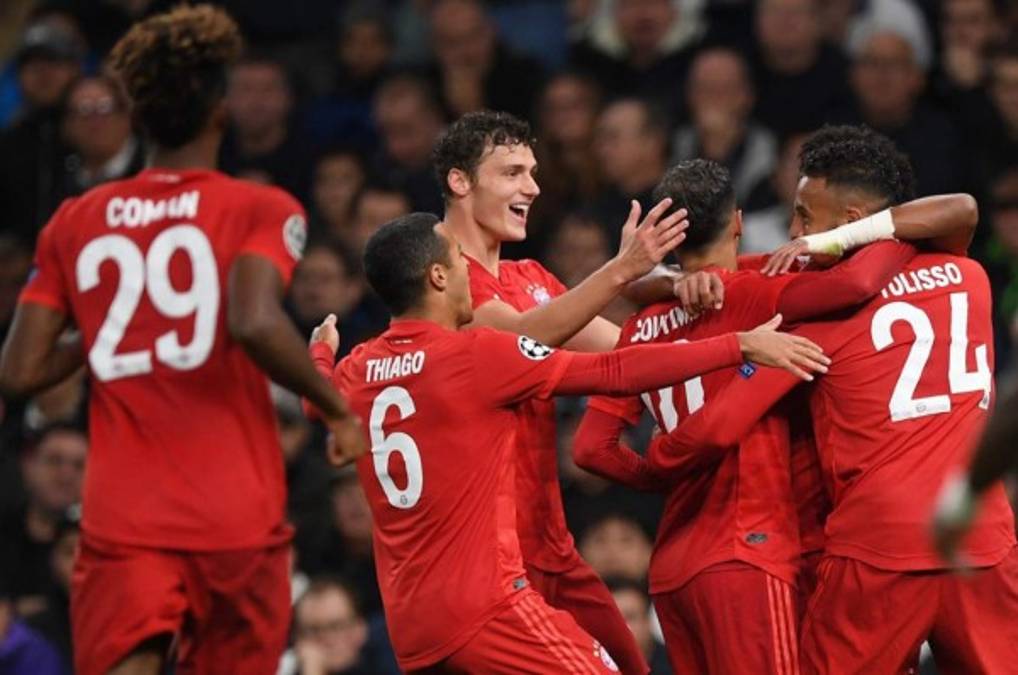 Paliza de escándalo: El Bayern Munich le clava siete goles al Tottenham en Champions