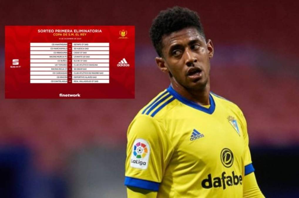 Cádiz y Choco Lozano conocen a su rival: Así quedaron los duelos de la primera ronda de la Copa del Rey