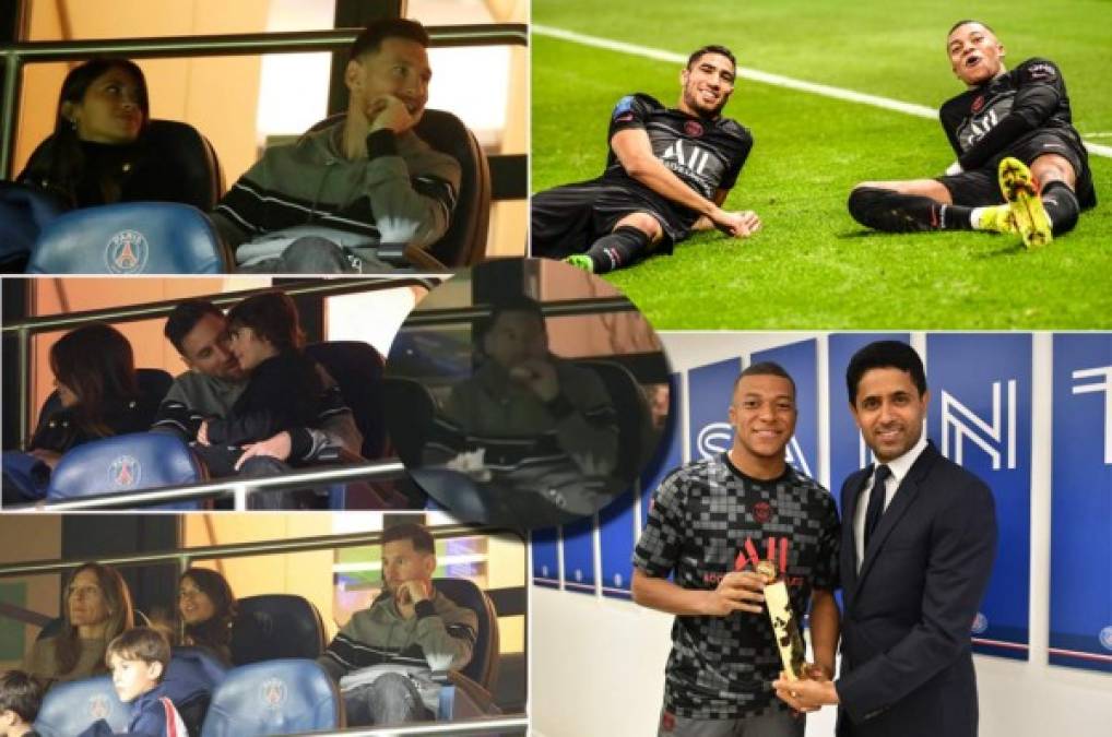 El viaje le dio hambre: así fue captado Messi con Antonela Roccuzzo en el triunfo del PSG; Mbappé recibe regalito