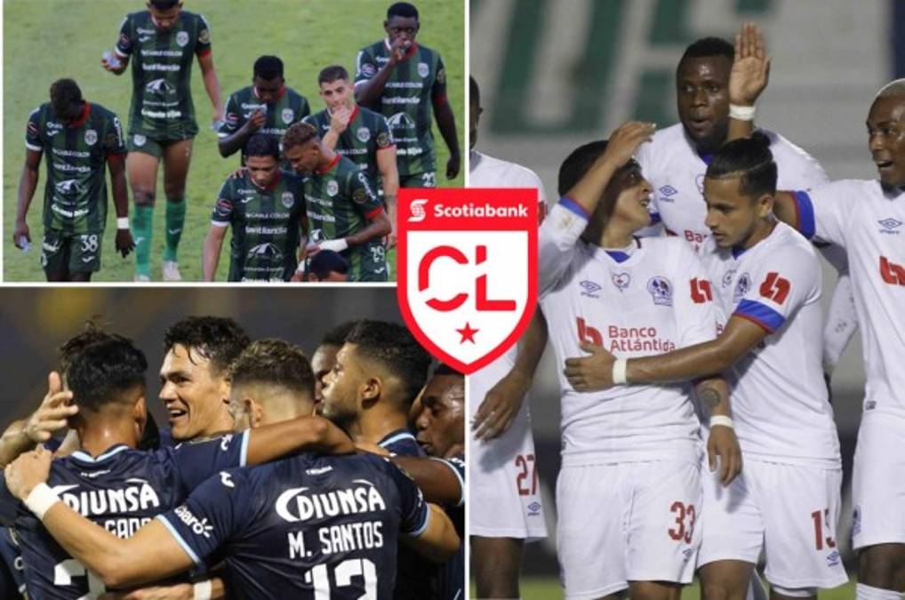 Concacaf anuncia días y horarios de partidos de Olimpia, Motagua y Marathón en Liga de Concacaf