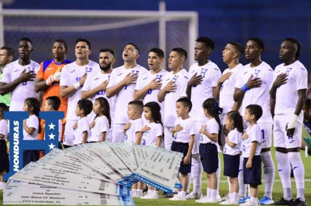 Catrachos ya pueden comprar boletos para el Honduras-República Checa en Fort Lauderdale