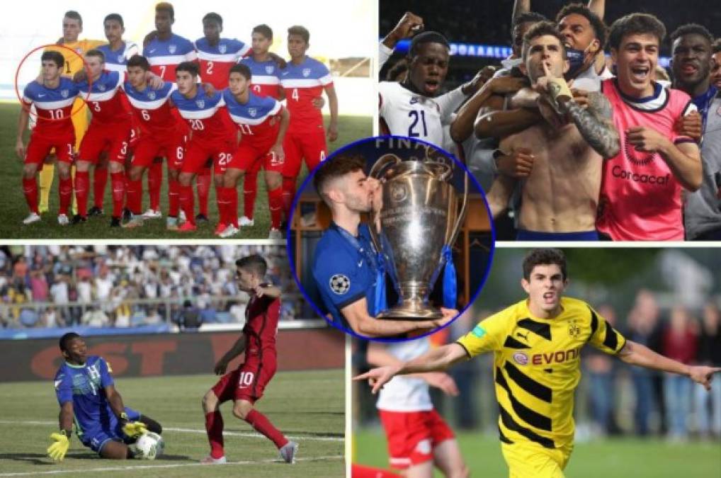 La transformación de Pulisic: De promesa en premundial Sub-17 en Honduras a gran estrella en Europa