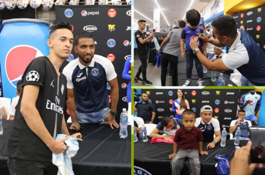 Motagua regala autógrafos a su afición previo a las semifinales