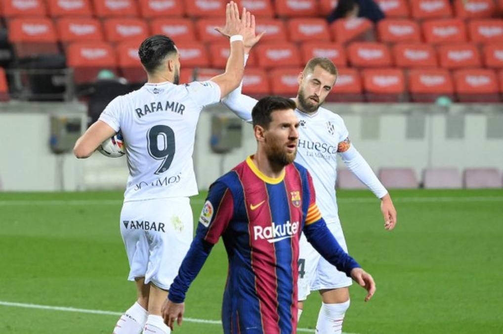 Rafa Mir sobre Messi y su doblete: 'El Barça juega con uno más”