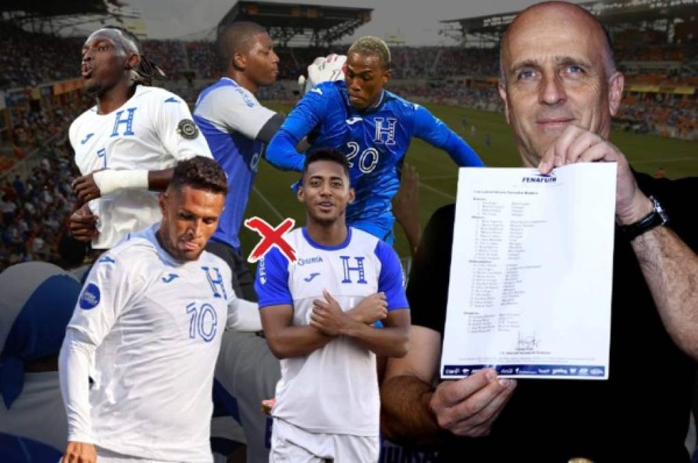 OFICIAL: Convocatoria de la Selección de Honduras para la Copa Oro 2021 con siete legionarios