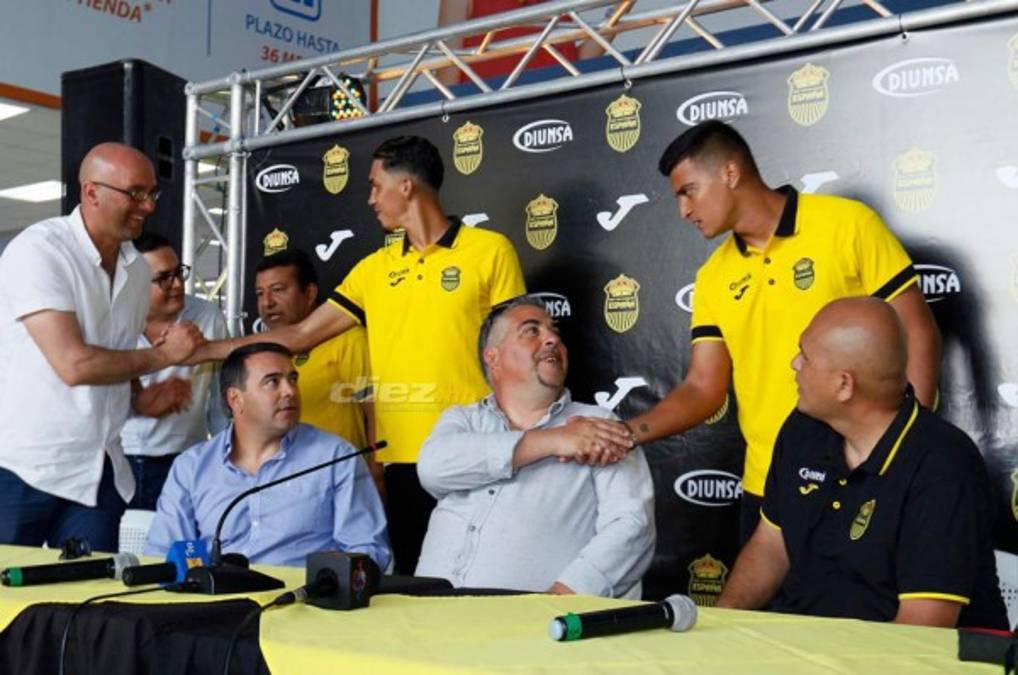 Ramiro Martínez en su presentación: 'Vamos a tratar de llevar a Real España a lo más alto'