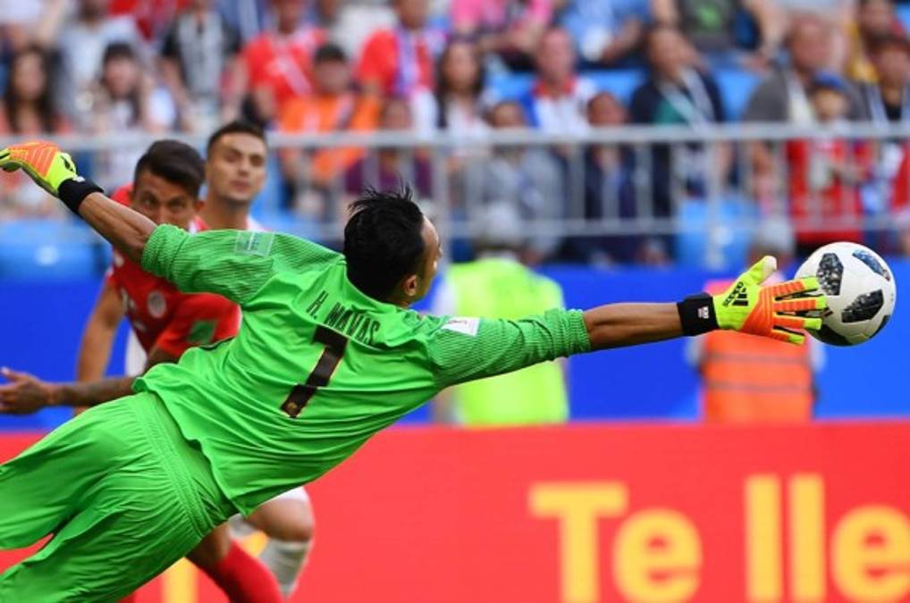 Keylor Navas evitó una derrota más abultada de Costa Rica