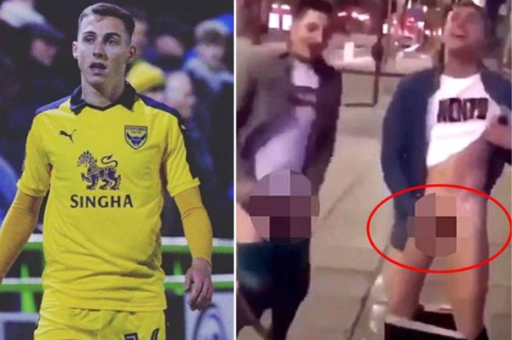 Graban a futbolista irlandés Gavin Whyte masturbándose en la calle