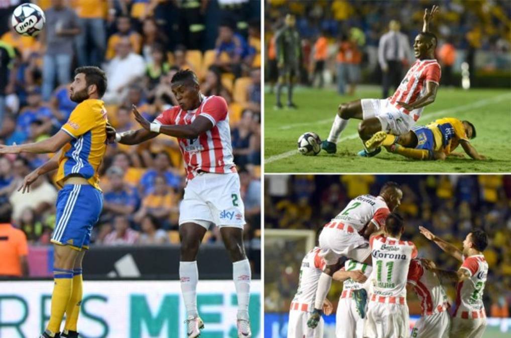 Brayan Beckeles se luce y el Necaxa sorprende a Tigres en México