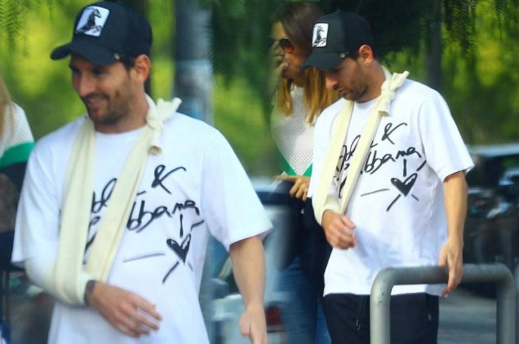 Las primeras imágenes de Messi tras su lesión, así avanza la recuperación