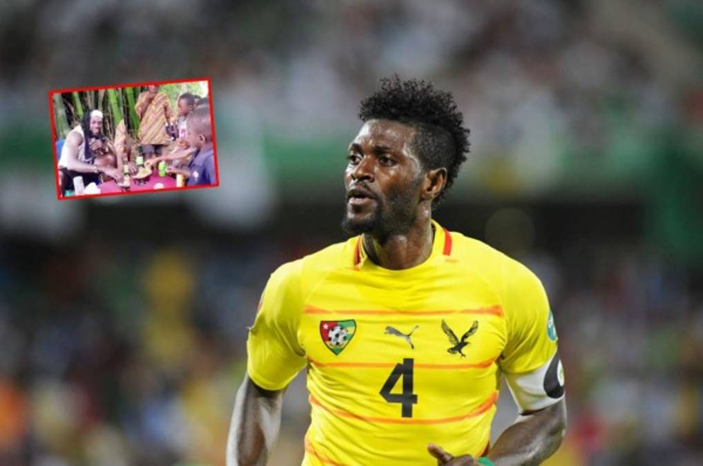 Adebayor aprovecha sus vacaciones para dar comida a niños pobres de Togo