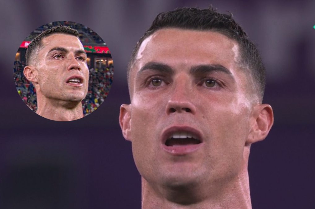¿Su último mundial? Cristiano Ronaldo llora tras entonar el himno de Portugal en Qatar