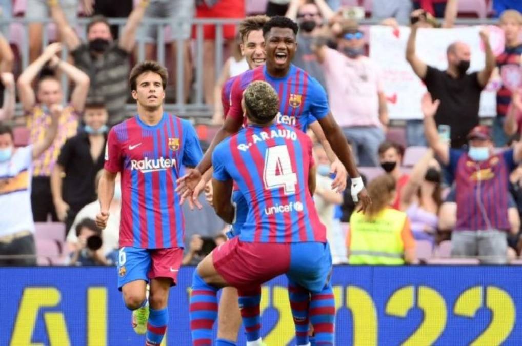 Victoria del Barcelona ante el Levante en el regreso con gol de Ansu Fati, el nuevo '10' del club