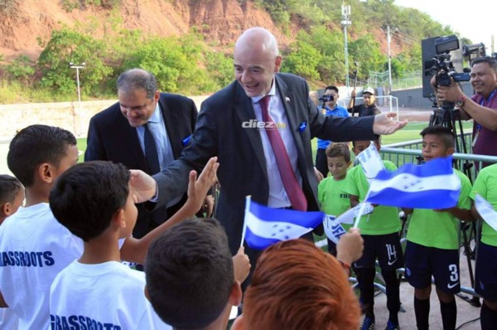 Gianni Infantino inaugura de forma oficial el Estadio El Birichiche
