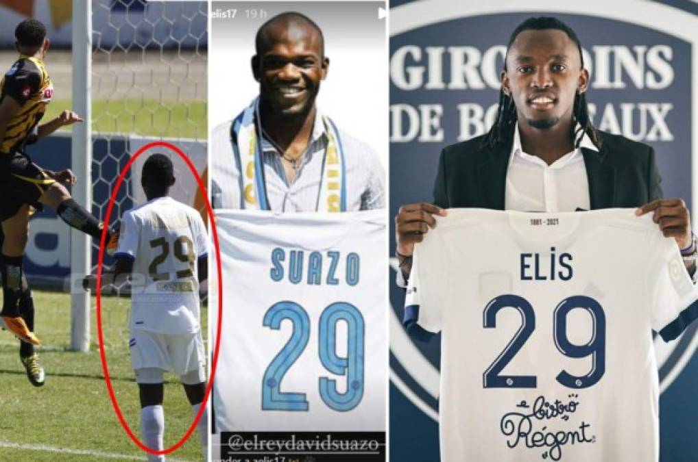 ¿Por David Suazo? La verdadera razón por la que Alberth Elis eligió la camisa 29 en el Girondins
