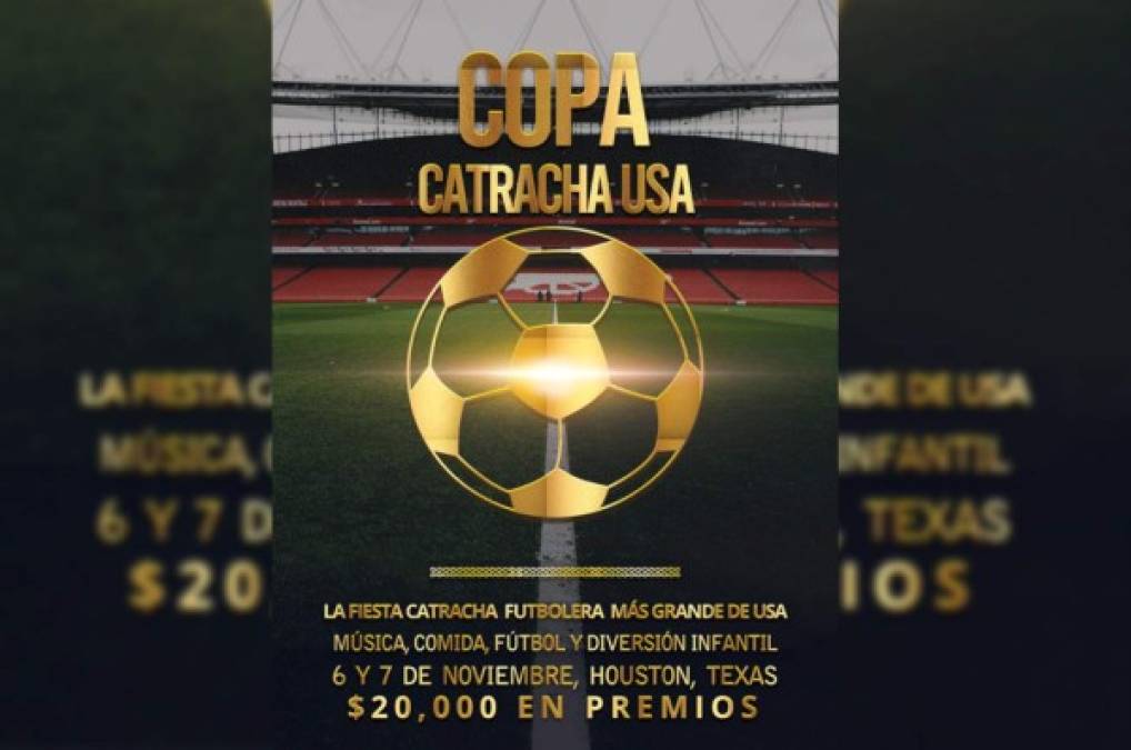 Copa Catracha USA: El 6 y 7 de noviembre tendremos fiesta de fútbol hondureño en Houston
