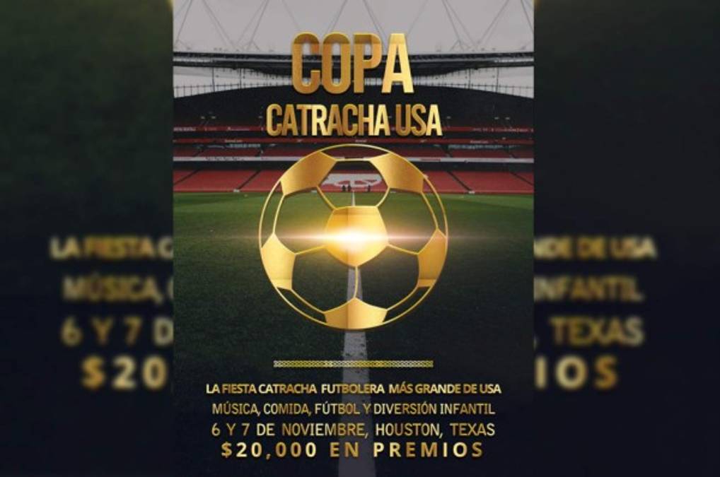 Copa Catracha USA: El 6 y 7 de noviembre tendremos fiesta de fútbol hondureño en Houston