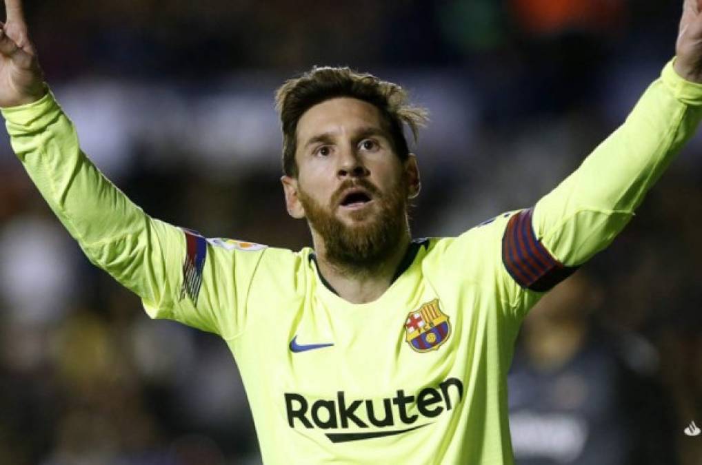 Messi se exhibe en la paliza del Barcelona sobre el Levante