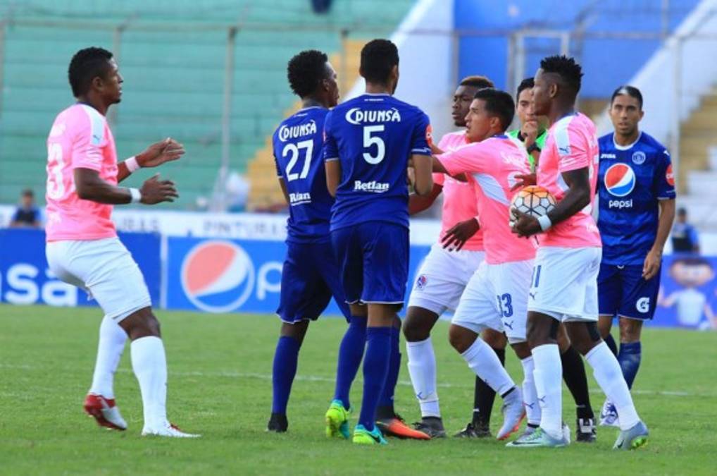 Motagua y Olimpia se reparten puntos en un clásico bastante aguerrido