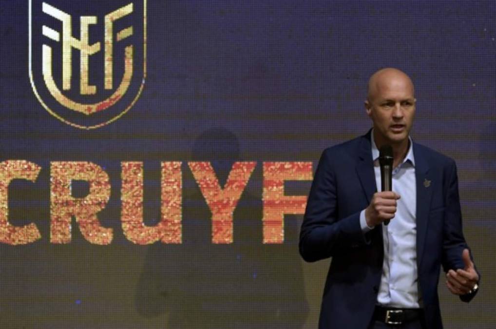 El técnico holandés Jordi Cruyff, hijo del mítico Johan, dirigirá a Ecuador